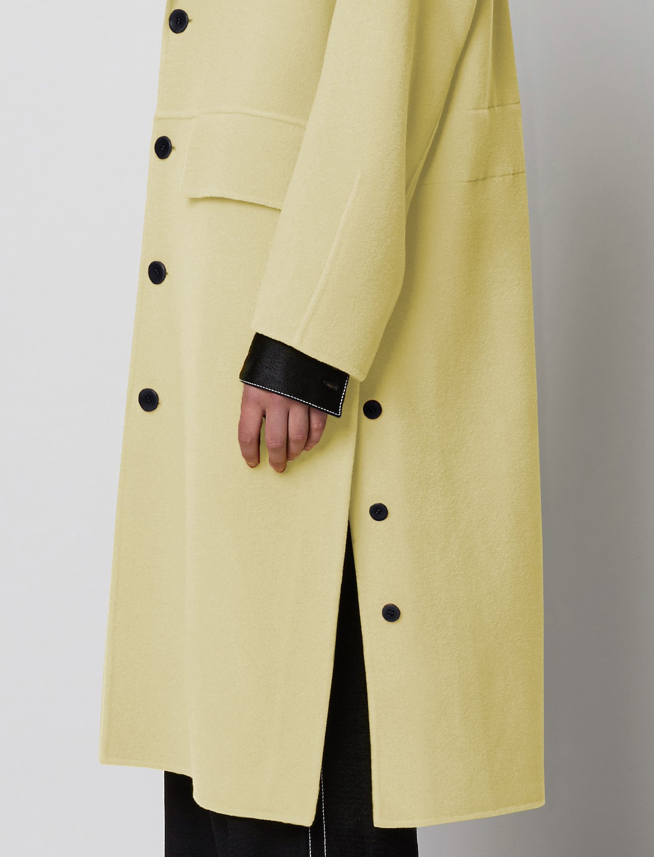 Wool Cashmere Double Face Coat #3