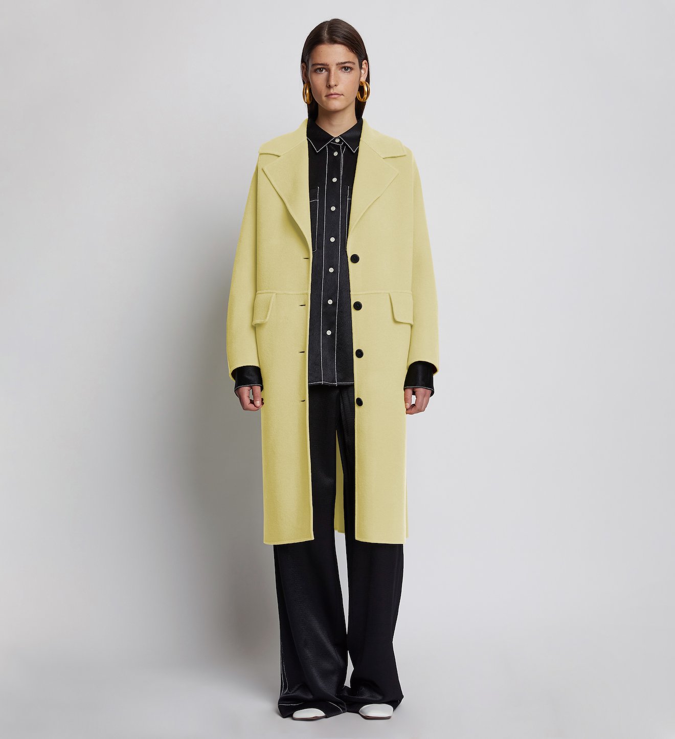 Wool Cashmere Double Face Coat