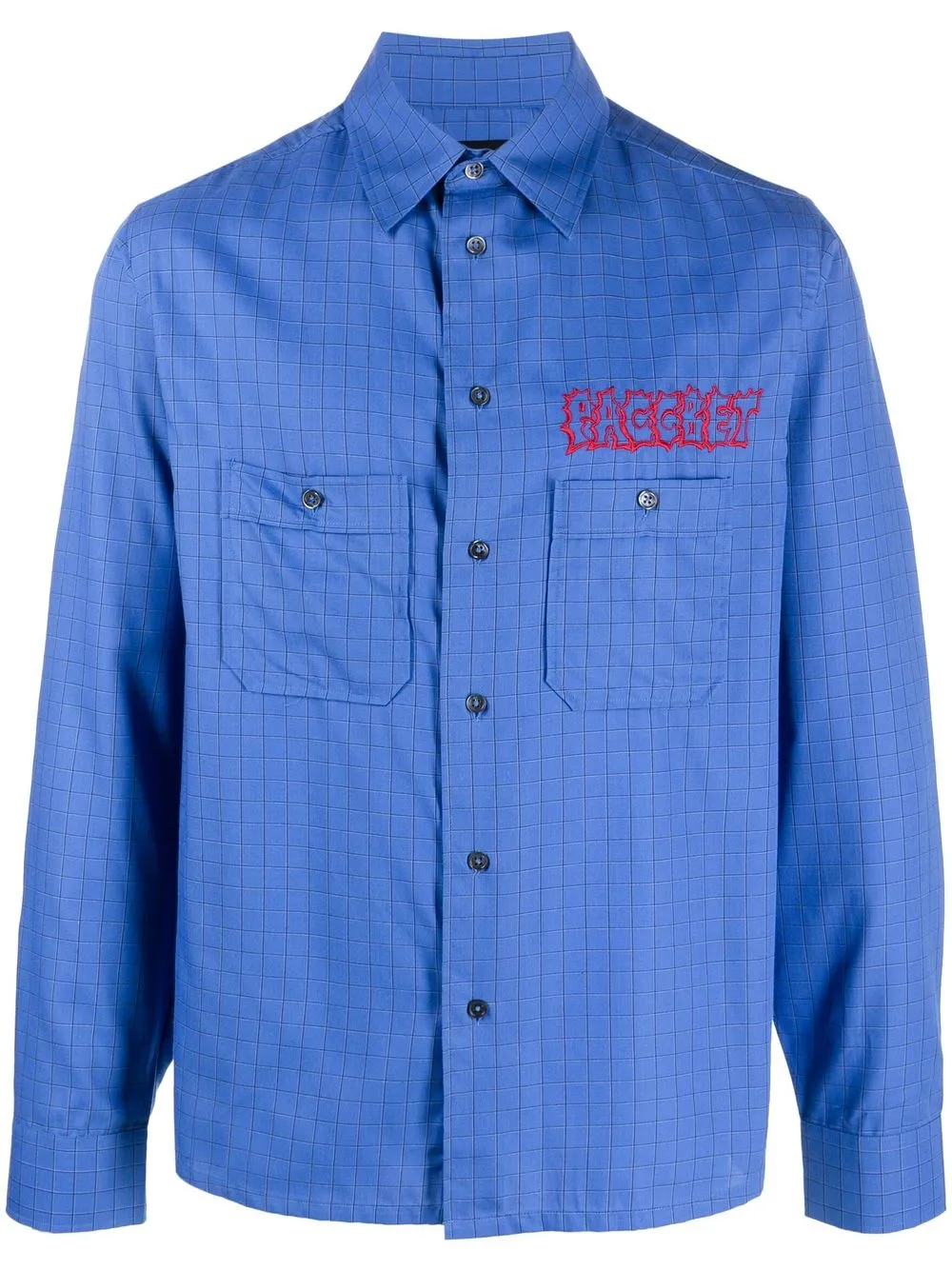 

PACCBET camisa con logo bordado - Azul