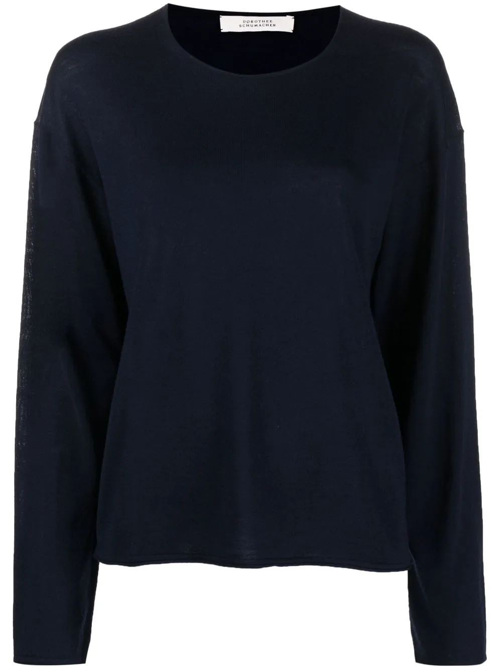 

Dorothee Schumacher virgin wool fine-knit jumper - Blue