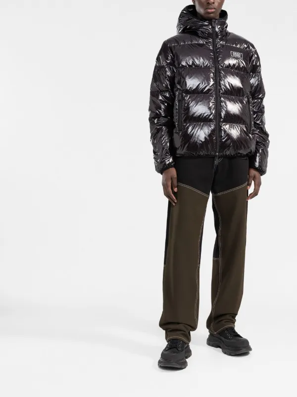 Dsquared2 Logo Patch Puffer Jacket - Farfetch