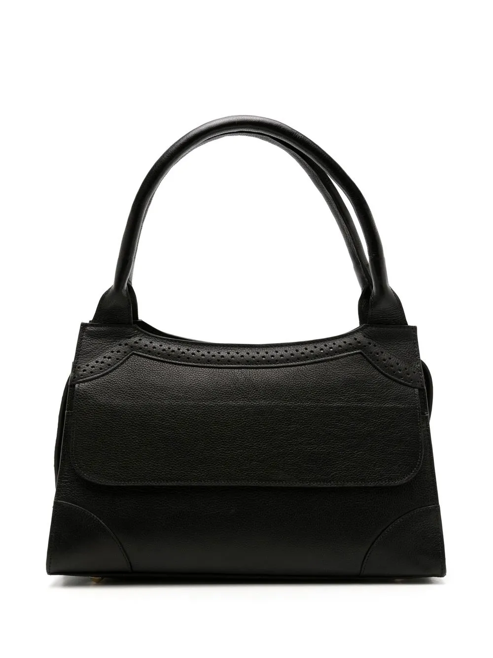 

Sarah Chofakian Bolsa Holly leather tote bag - Black