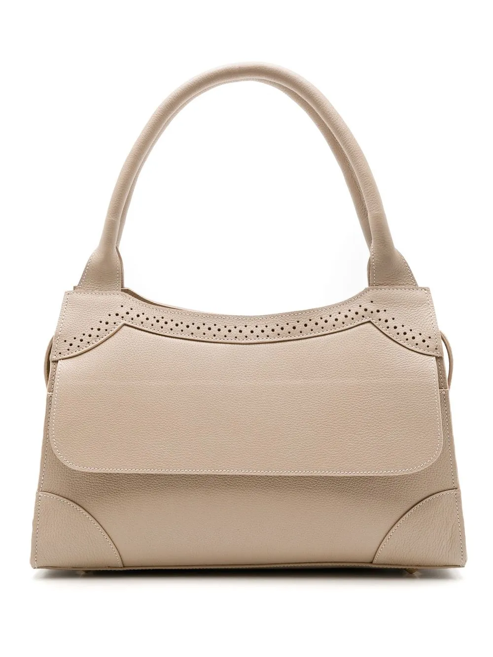 

Sarah Chofakian Bolsa Holly leather tote bag - Neutrals