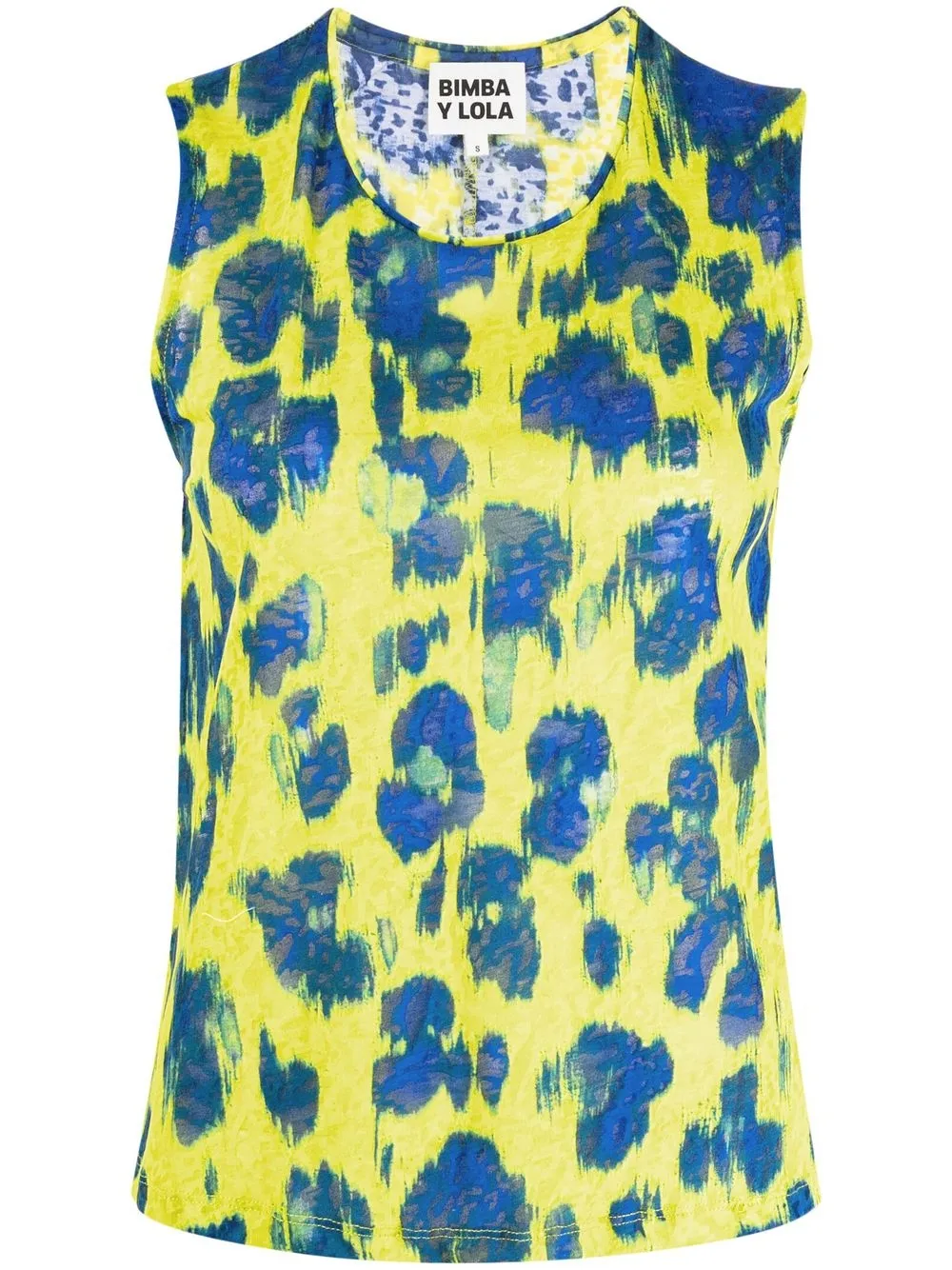 

Bimba y Lola playera con estampado de leopardo - Amarillo