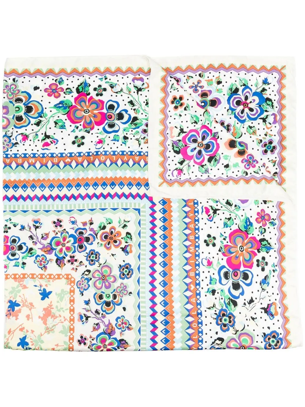 

Bimba y Lola mascada con estampado floral - Blanco