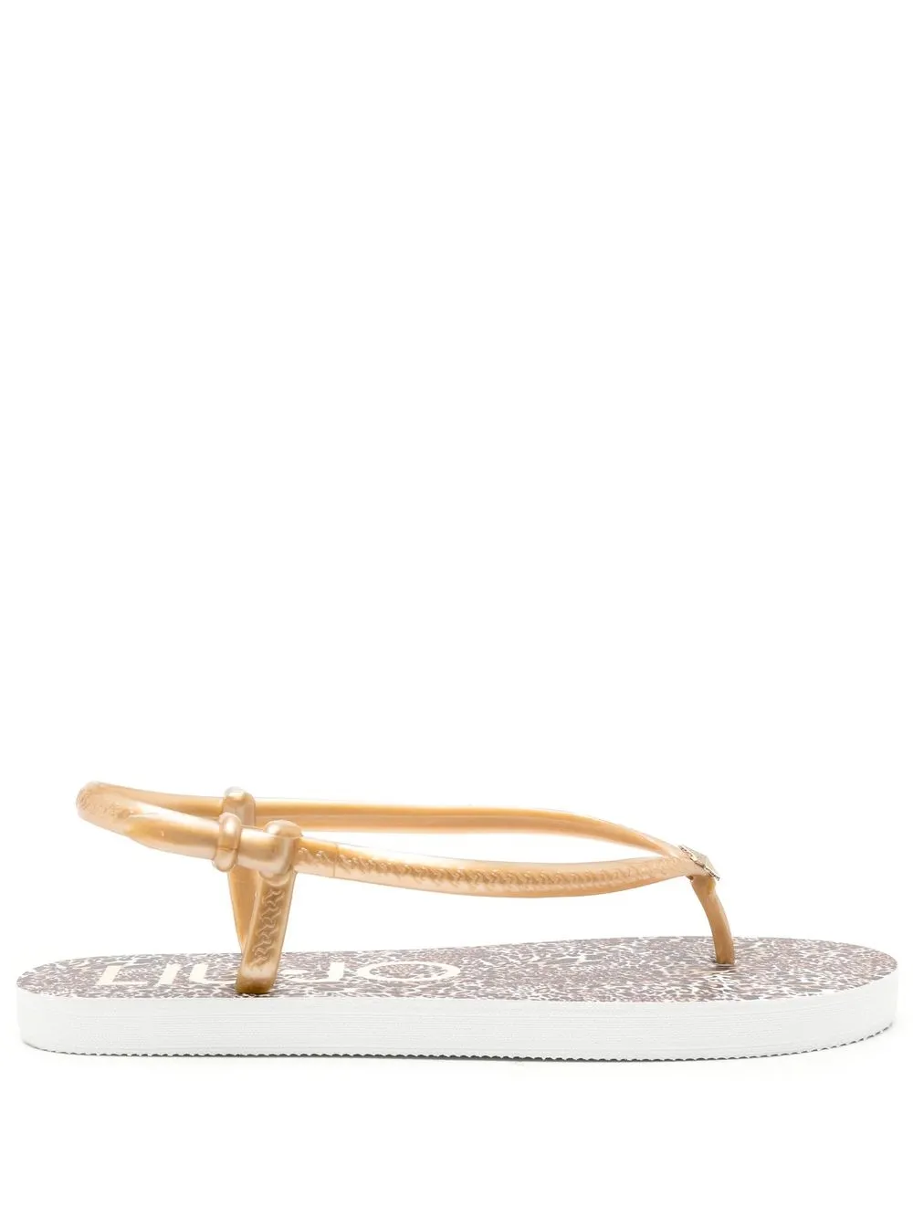 

LIU JO sandalias planas con animal print - Neutro