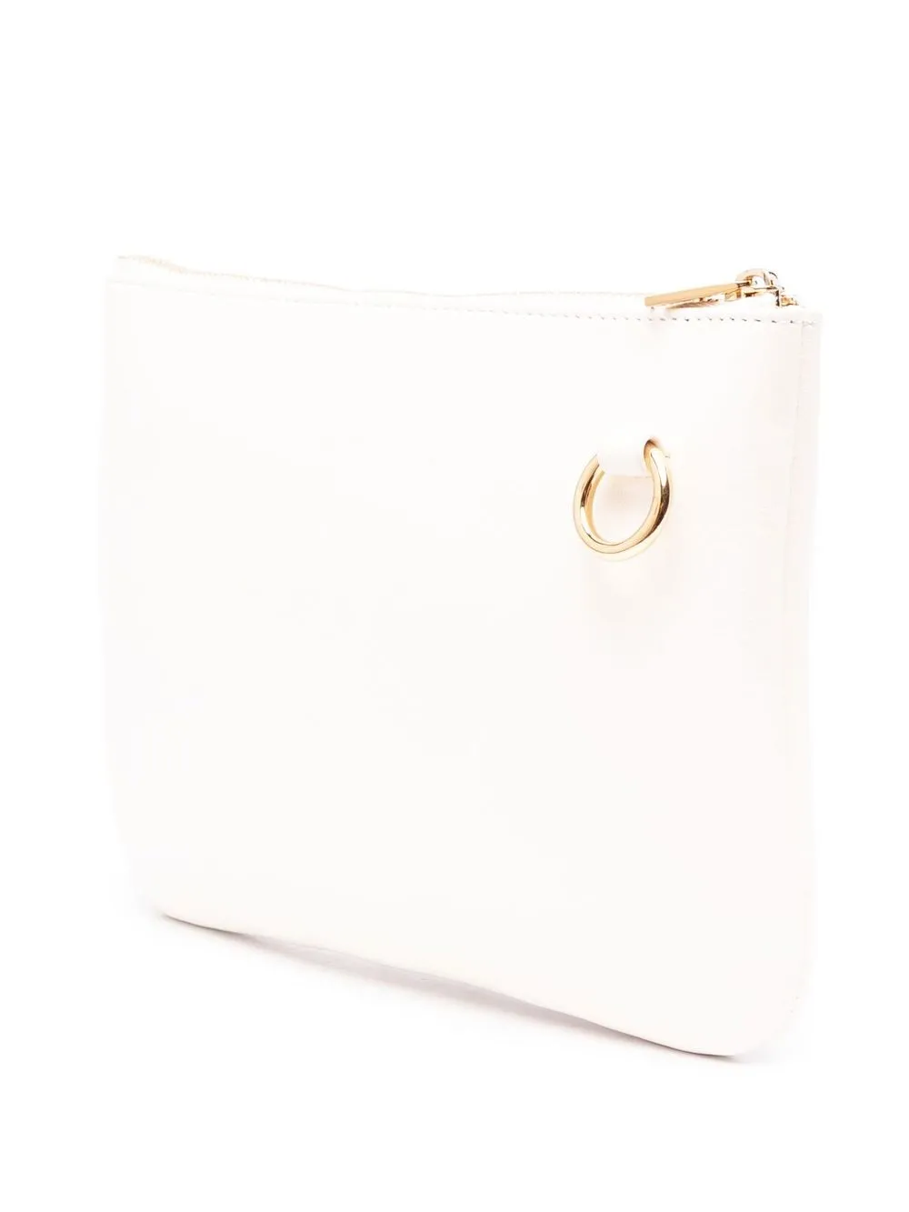 Jil Sander Leren crossbodytas Beige