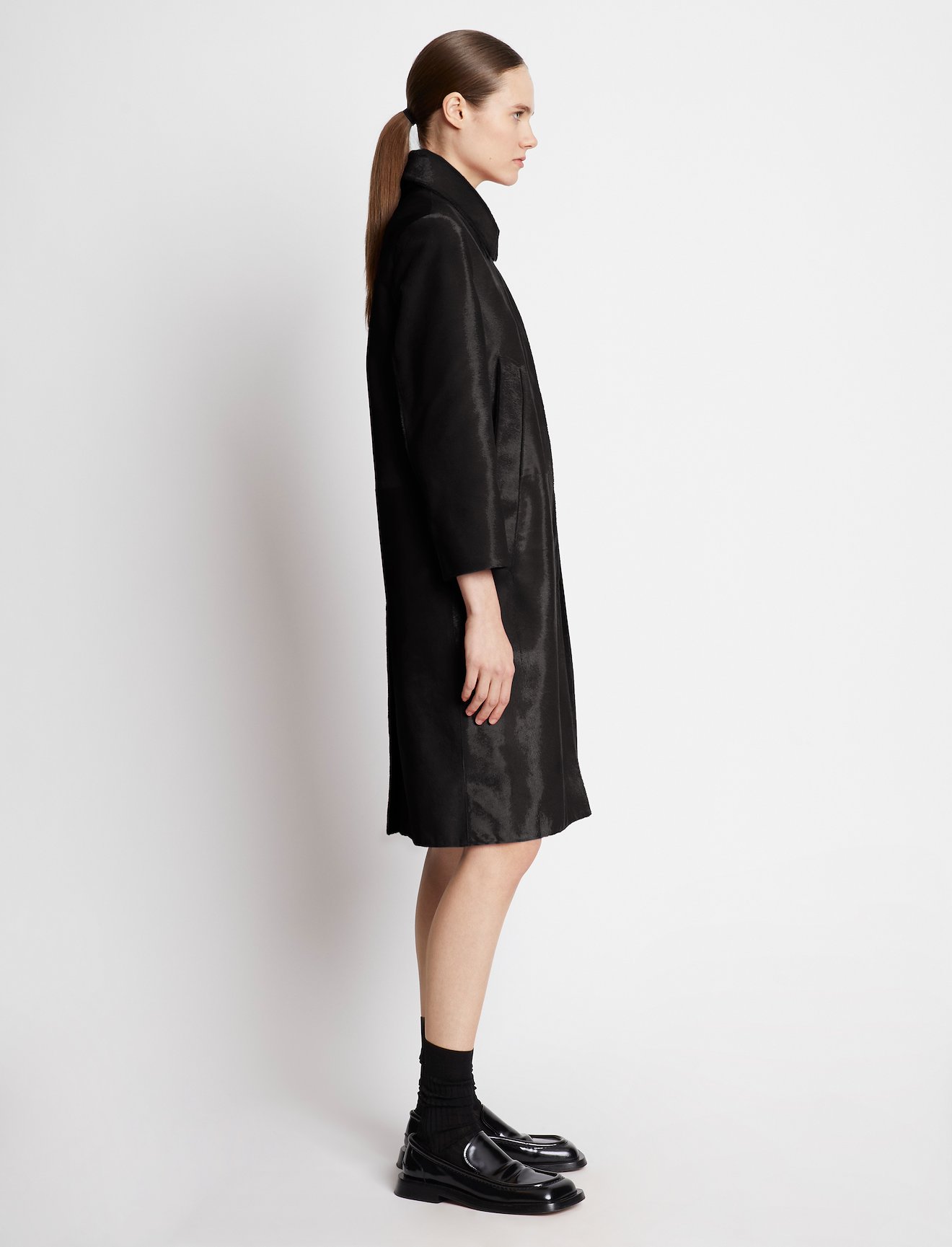 Solid Haircalf Coat #1