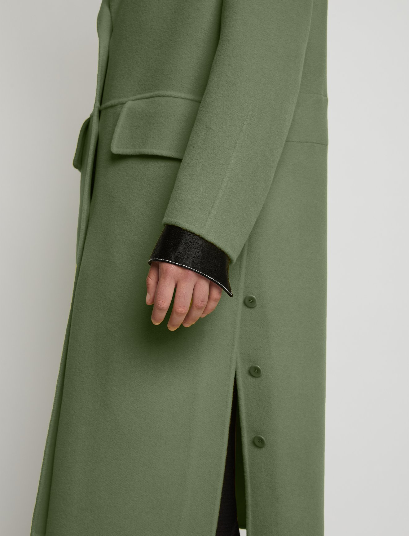 Wool Cashmere Double Face Coat #3
