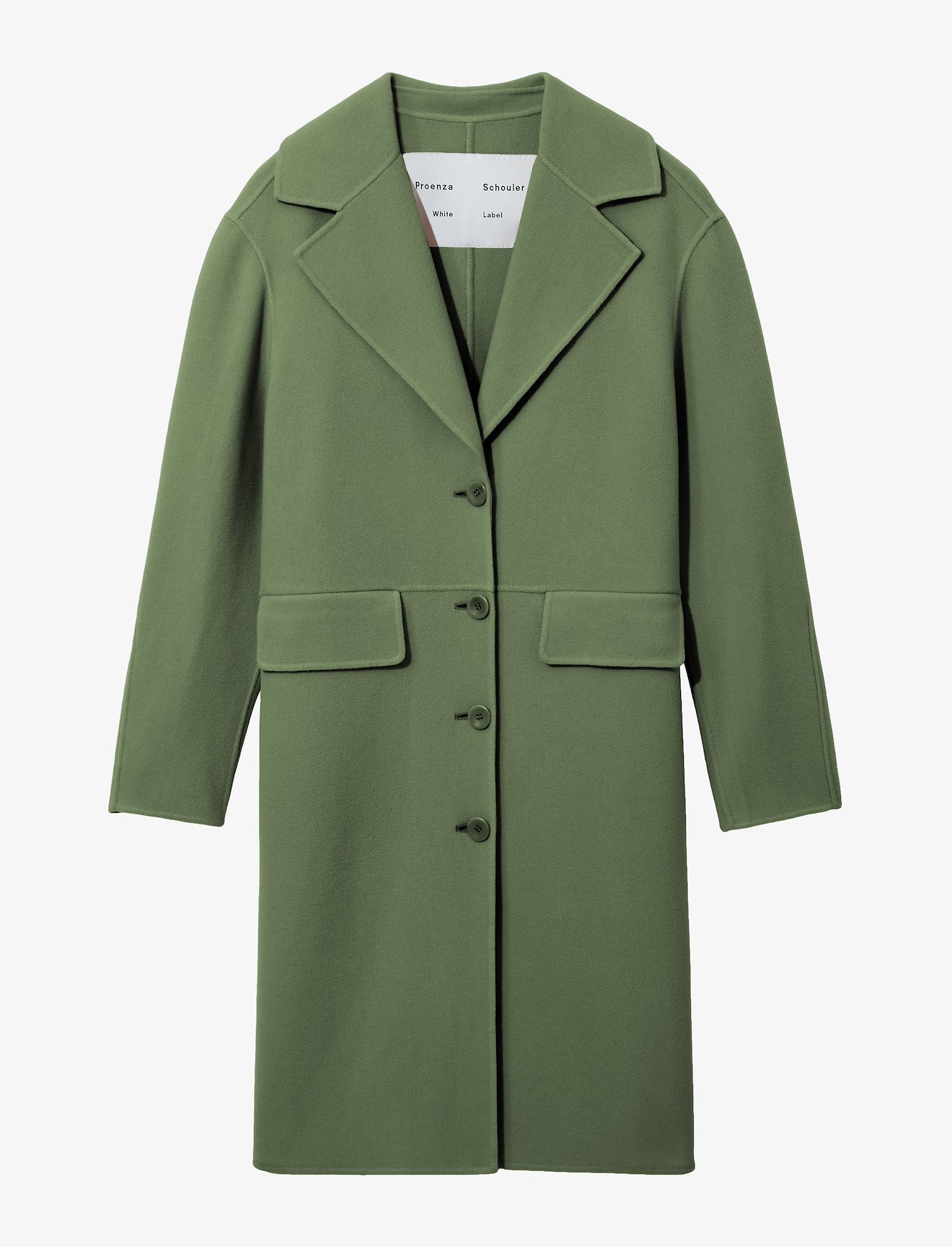 Wool Cashmere Double Face Coat #4
