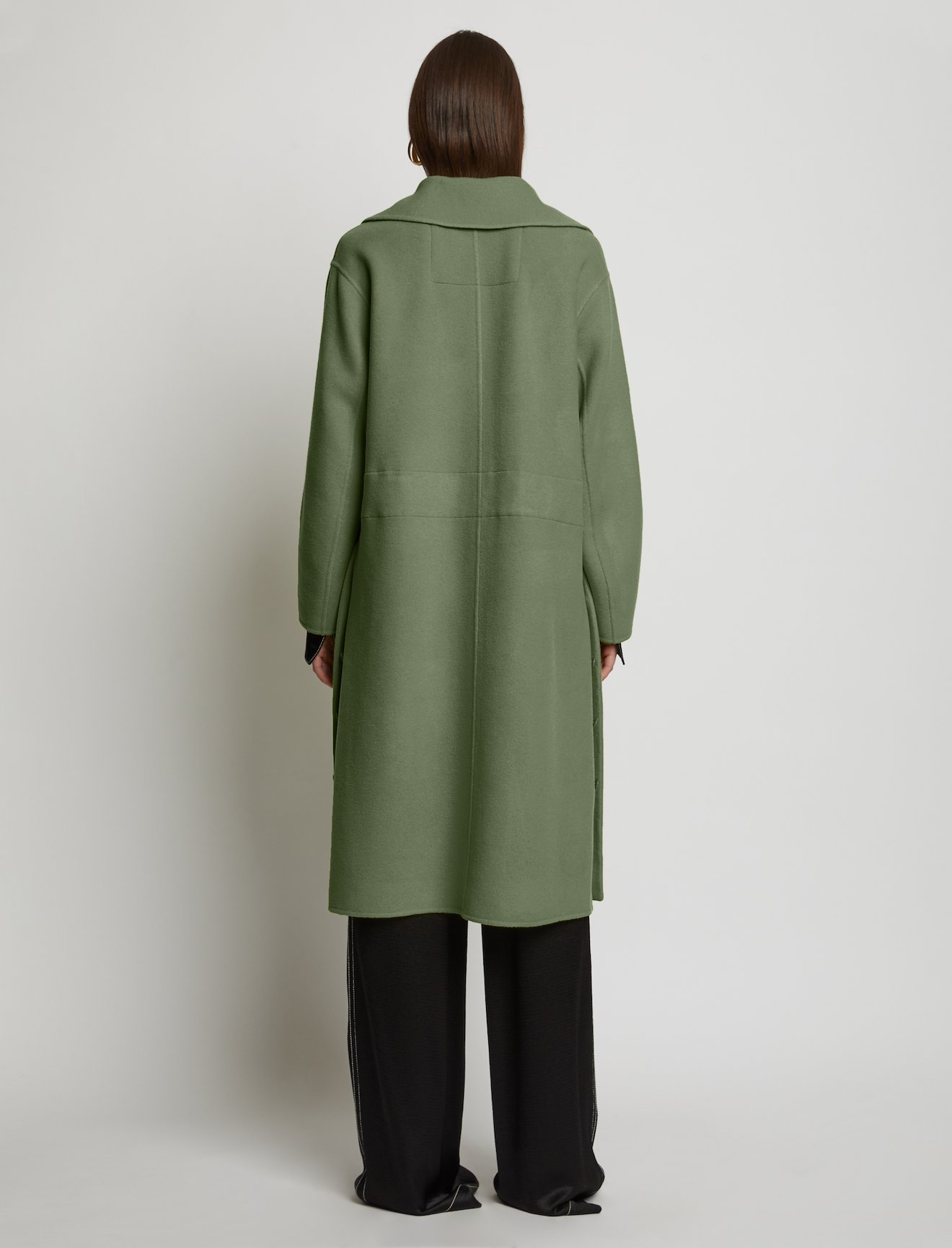 Wool Cashmere Double Face Coat #2