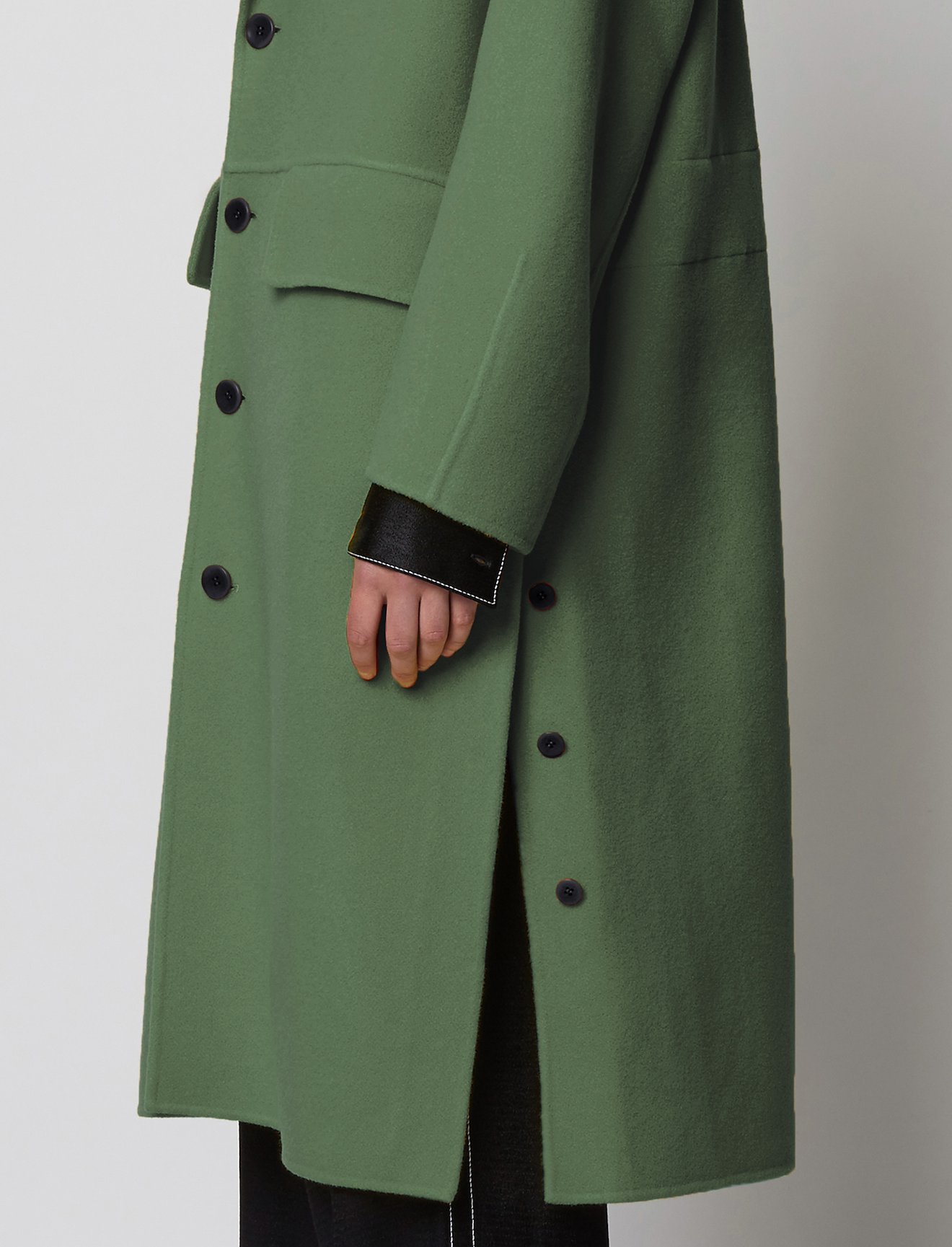 Wool Cashmere Double Face Coat #3