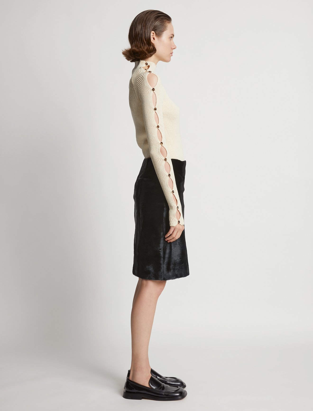 Solid Haircalf Skirt #1