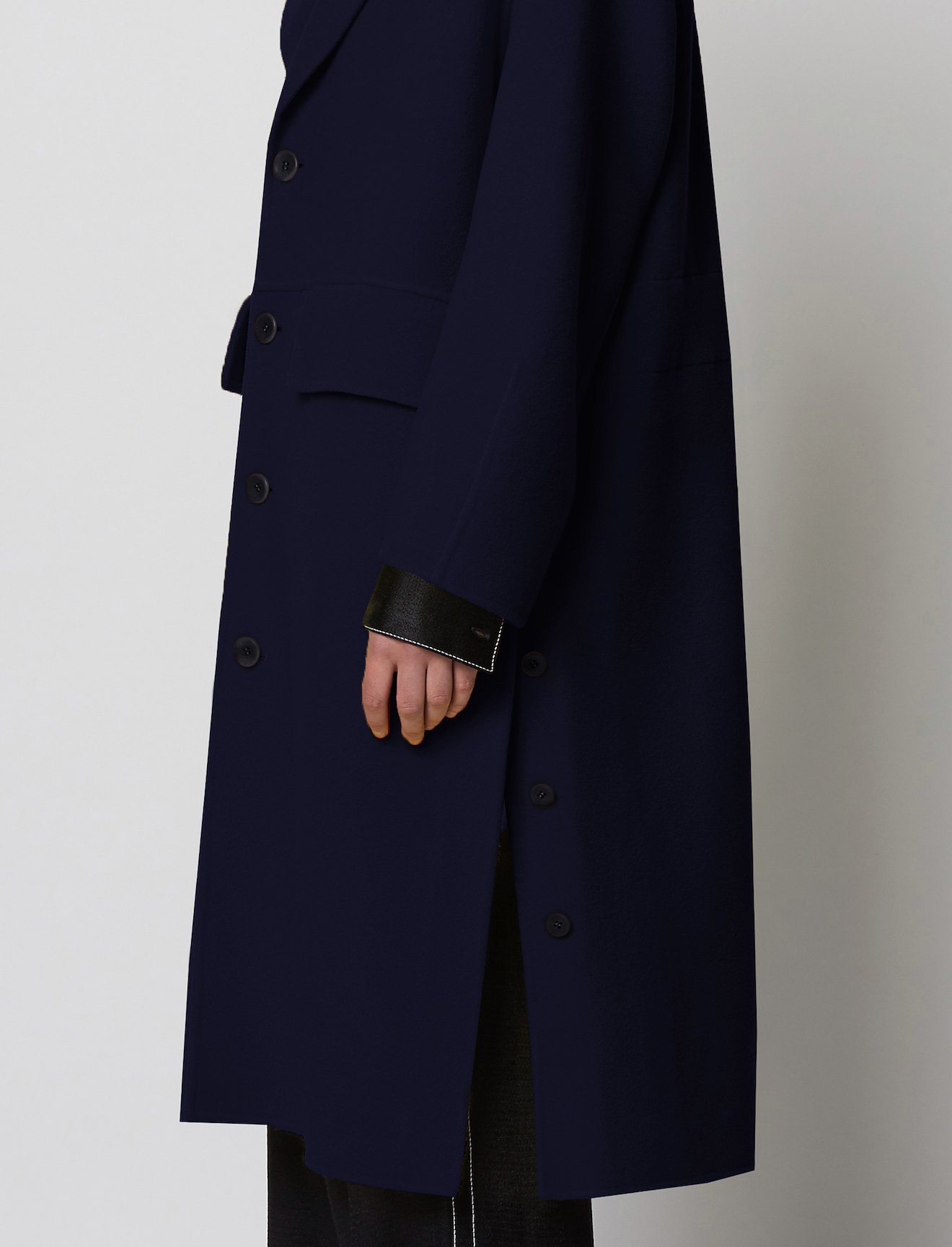 Wool Cashmere Double Face Coat #3