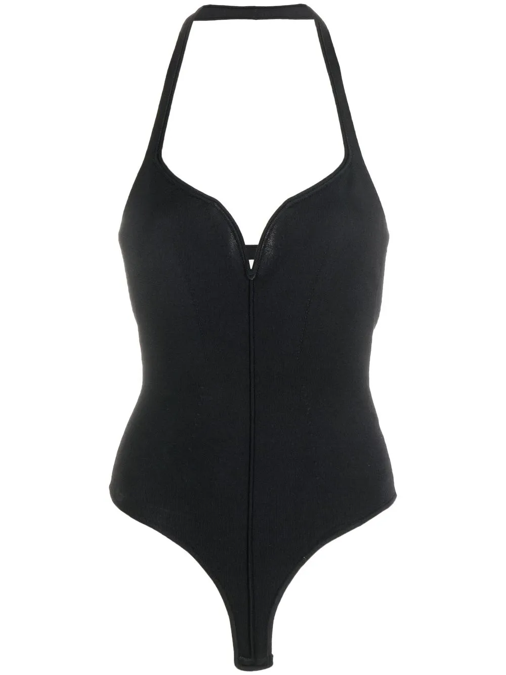 

KHAITE body tejido con cuello halter - Negro