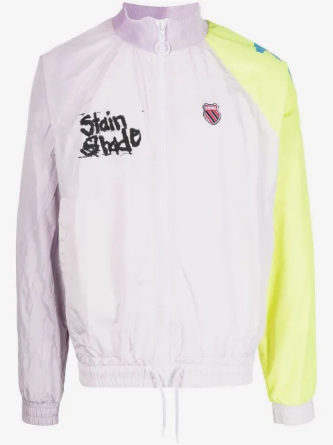 Stain Shade K-Swiss tie-dye zip-up jacket