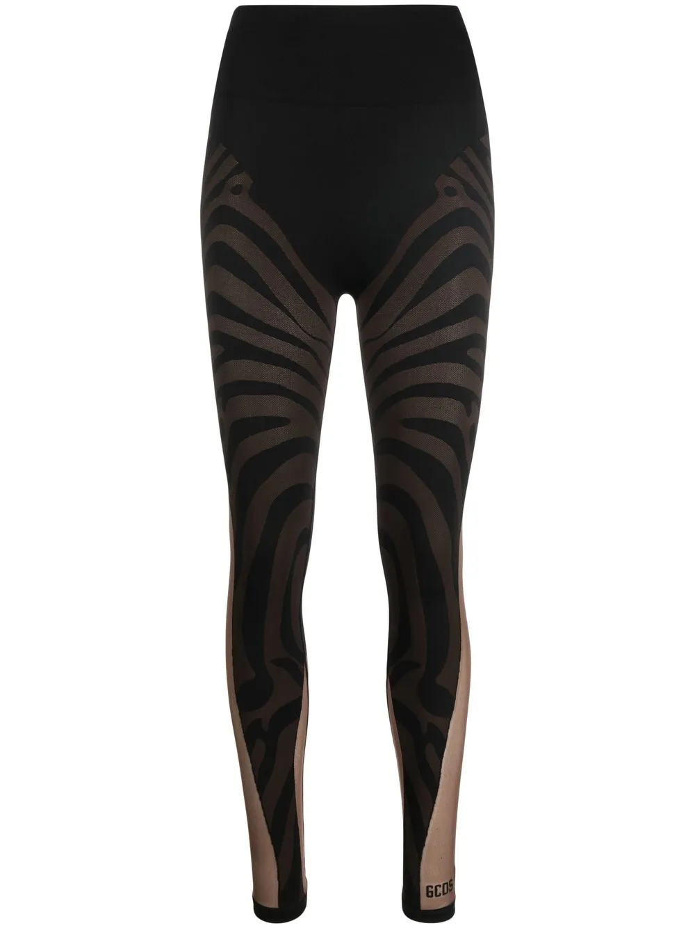 

Gcds graphic-print leggings - Black