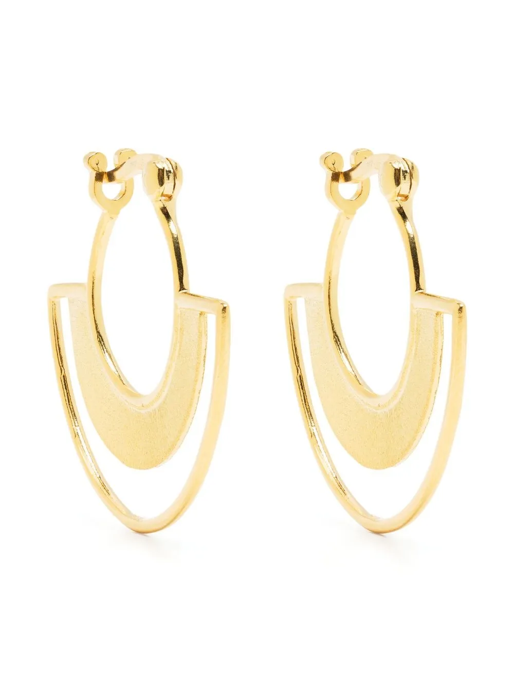 

Loulou aretes de media arracada de Loulou x Obsidian - Dorado