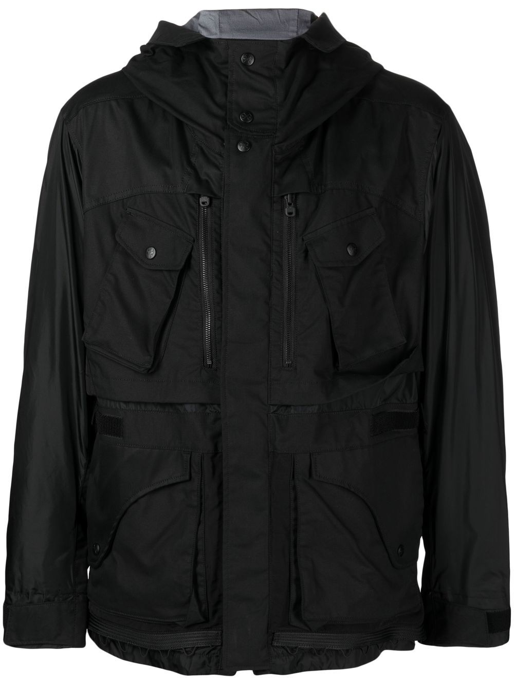 White Mountaineering Infinium double-layer Cotton Parka - Farfetch