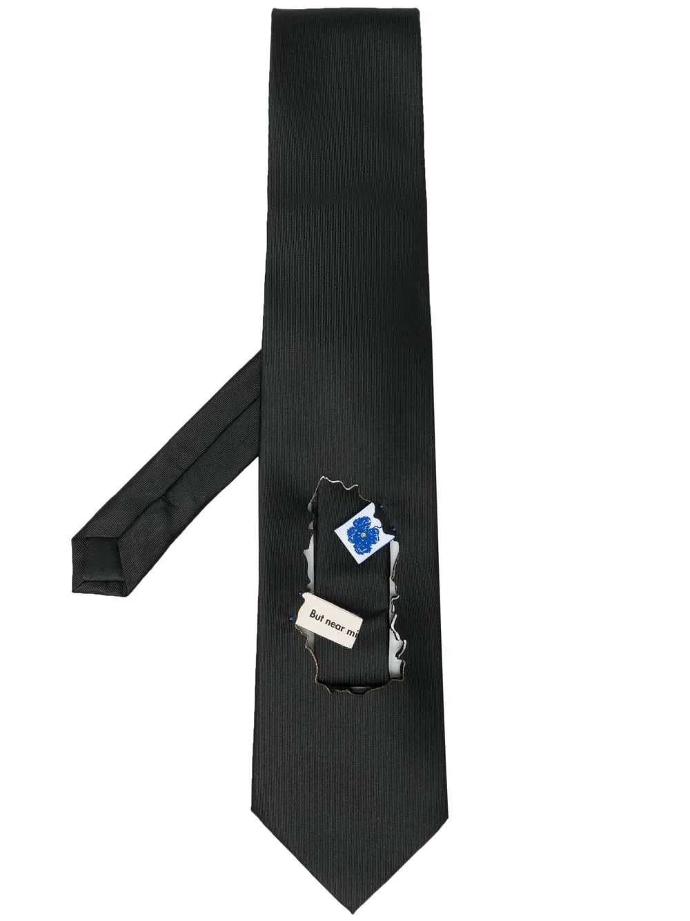 

Ader Error laser-cut tie - Black