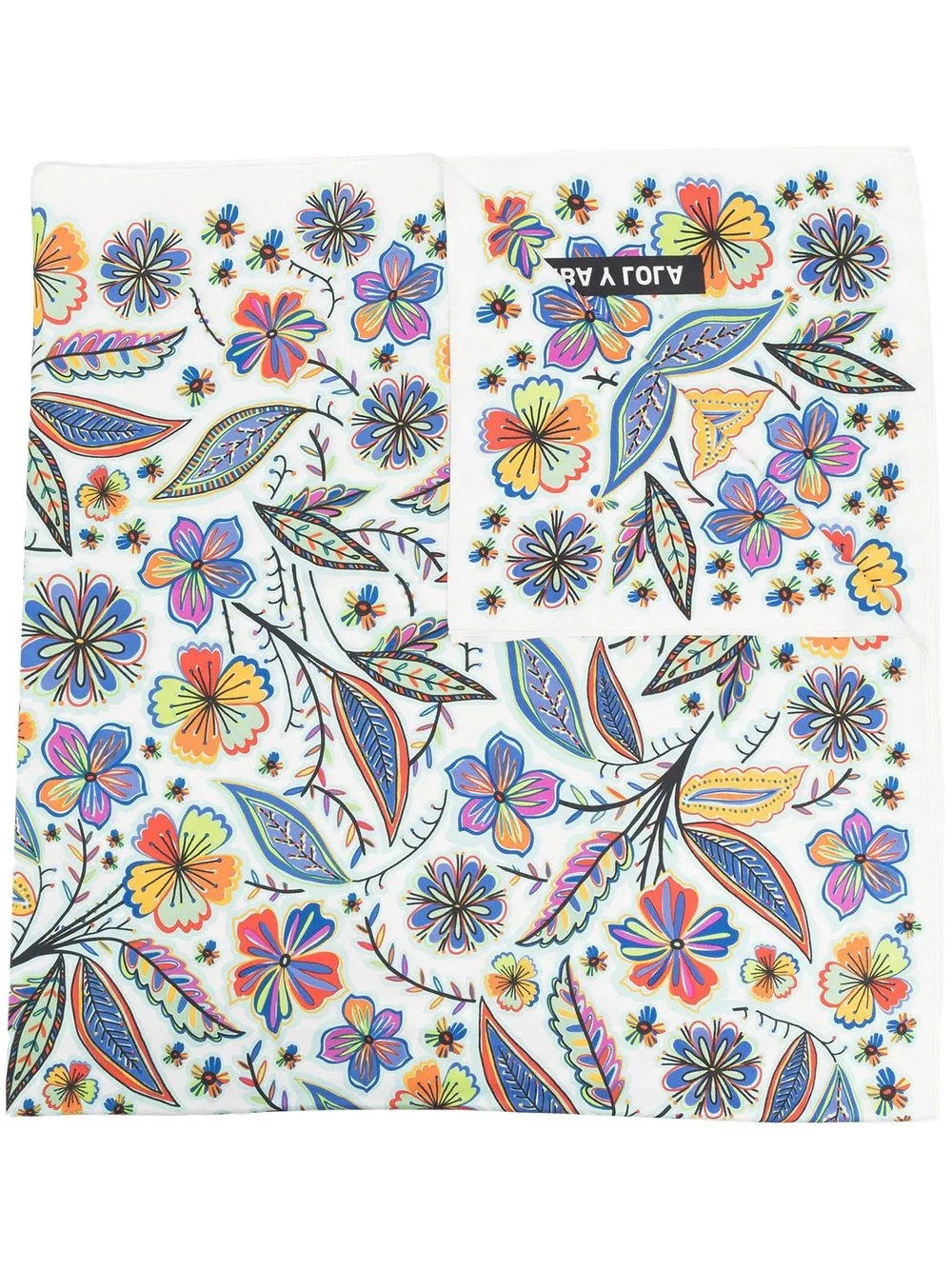 

Bimba y Lola mascada con estampado gráfico - Blanco