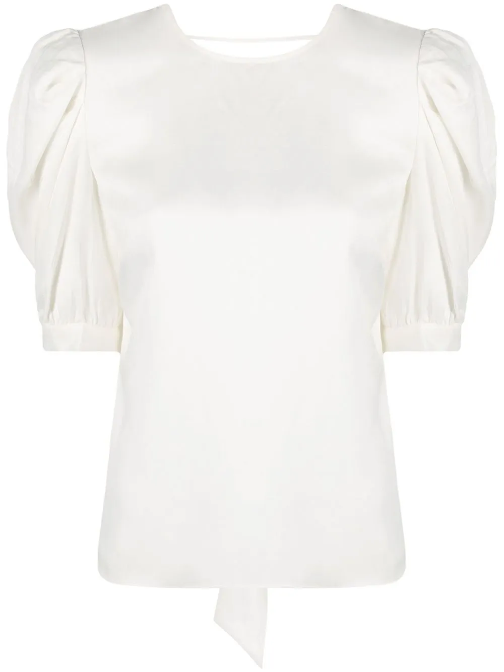 

Ba&Sh blusa con moño - Blanco