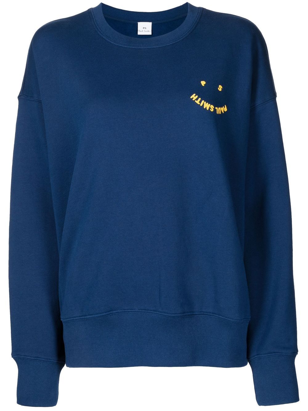 

PS Paul Smith sudadera con cuello redondo y logo - Azul