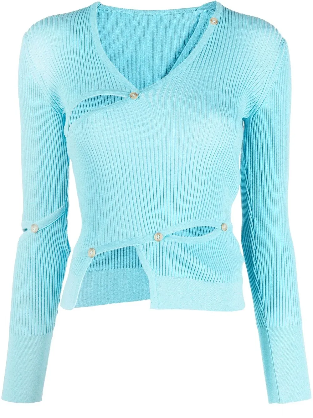 

Jacquemus Tordu cut-out jumper - Blue