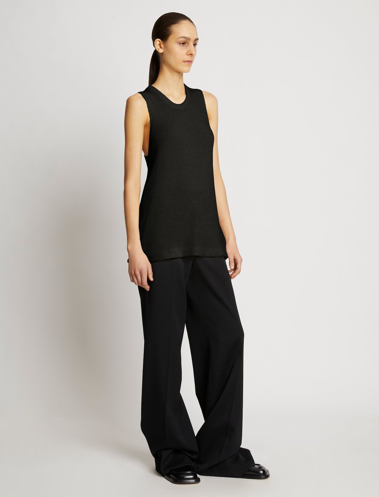 Criss Cross Crepe Knit Top #2
