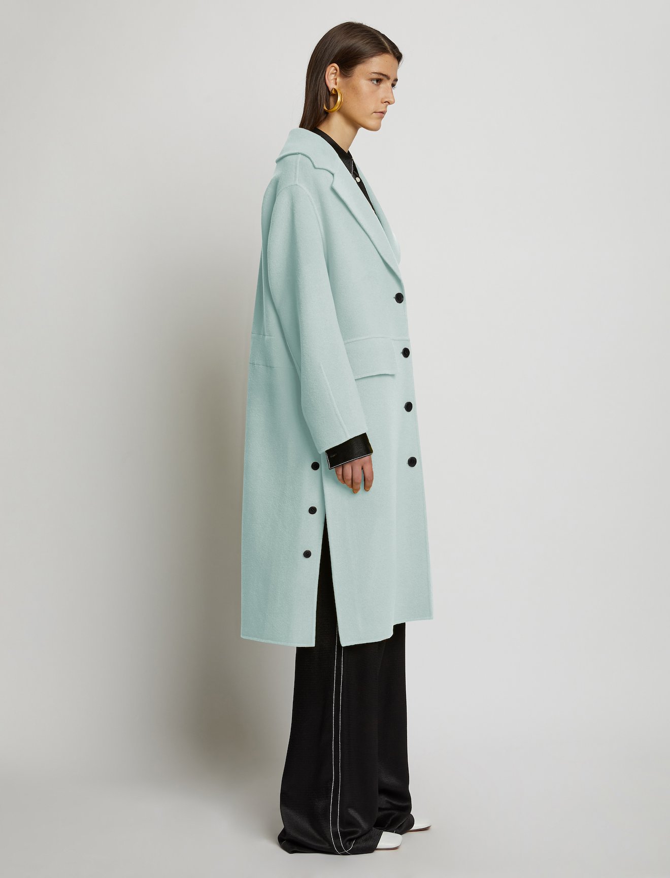 Wool Cashmere Double Face Coat #1