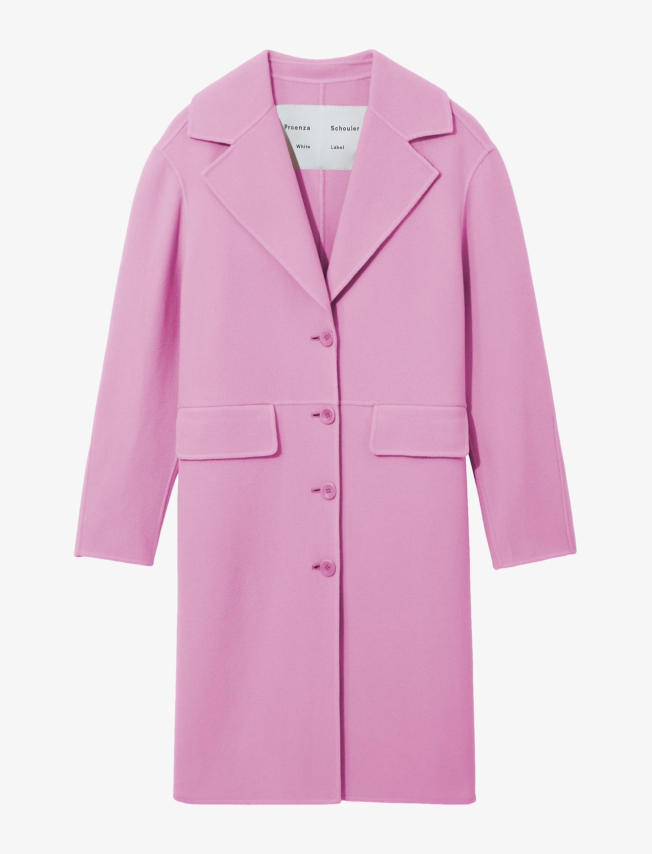 Wool Cashmere Double Face Coat #4