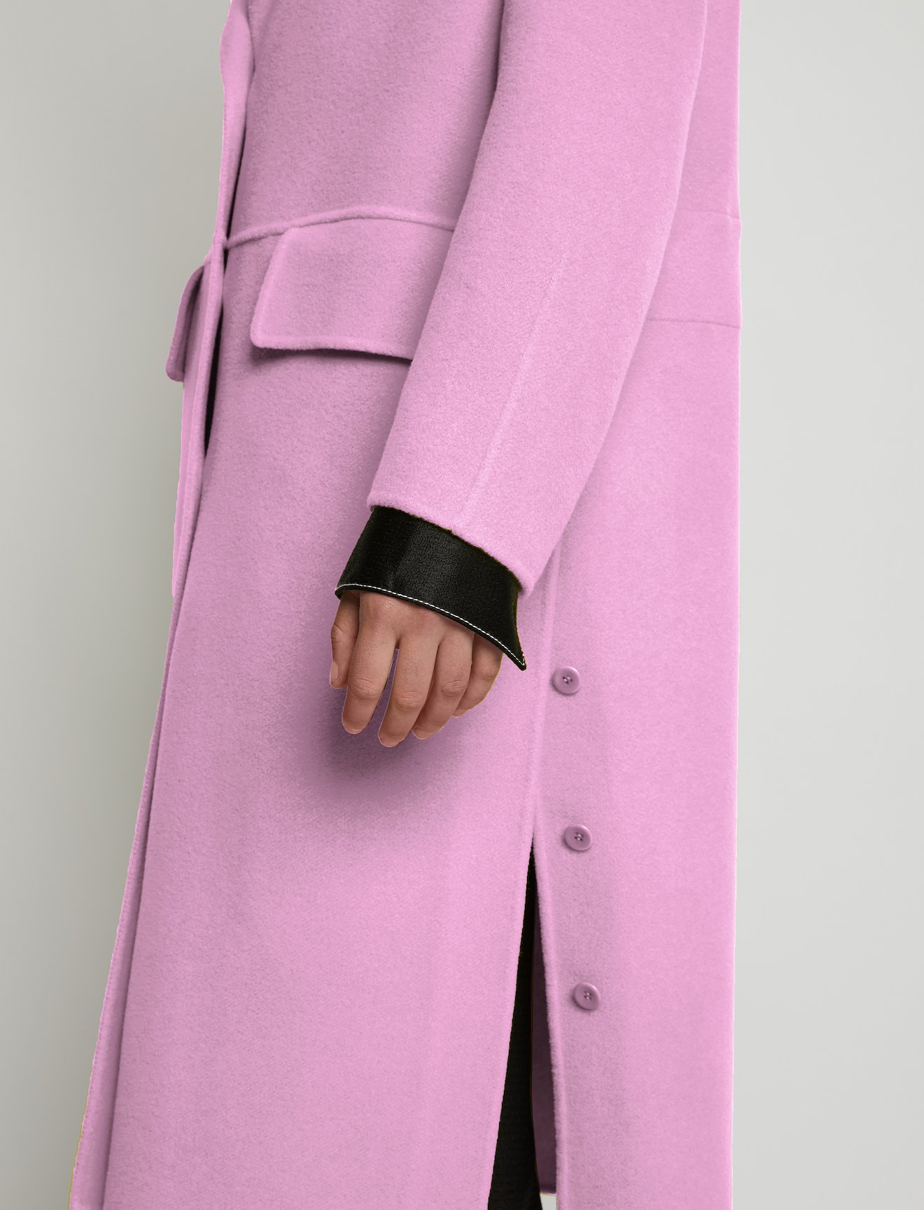 Wool Cashmere Double Face Coat #3