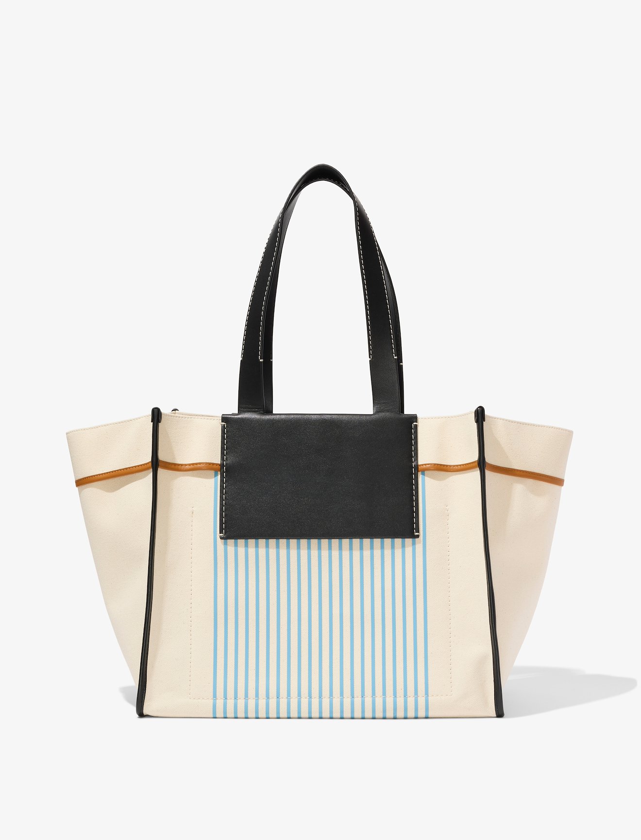 Large Morris Stripe Canvas Tote #2