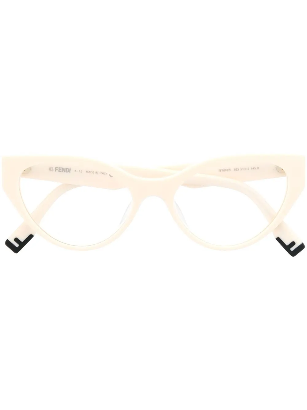 

Fendi Eyewear cat-eye frame glasses - White