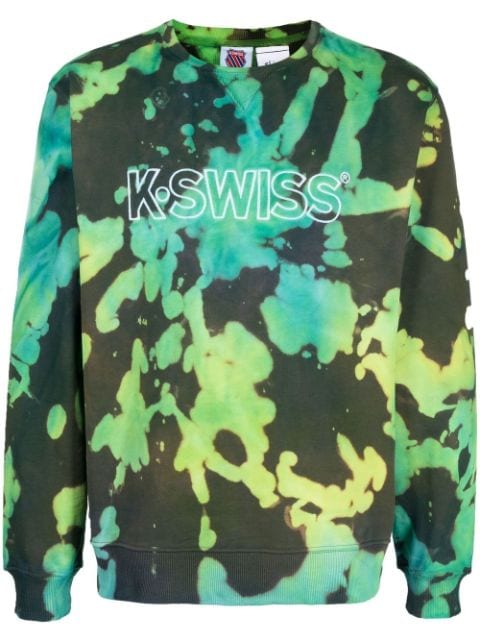 Stain Shade K-Swiss tie-dye sweatshirt