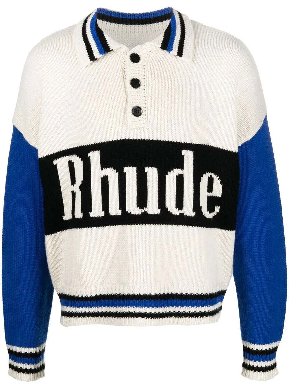 

Rhude suéter con logo estampado - Neutro