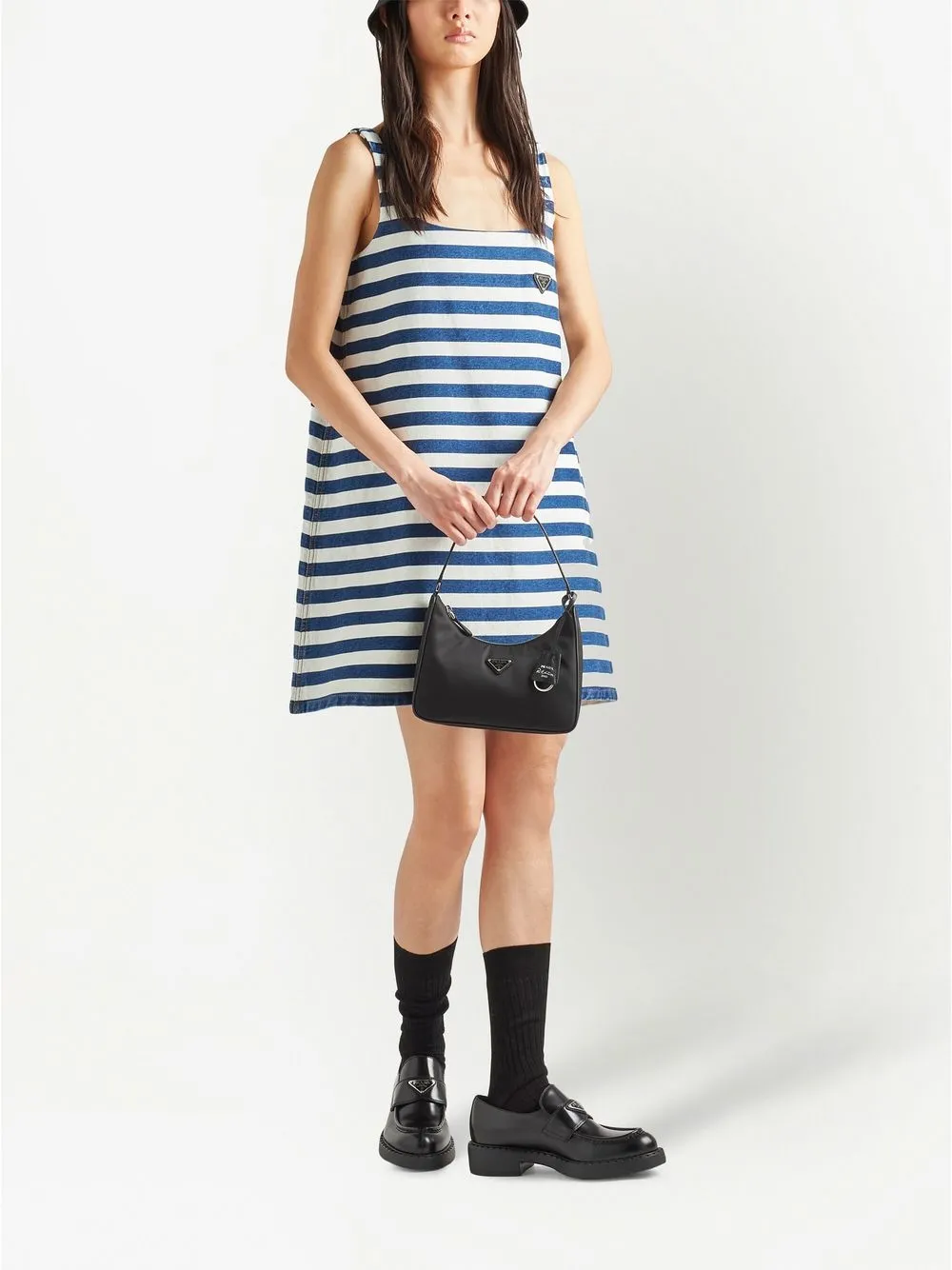 Prada Denim mini-jurk - Blauw