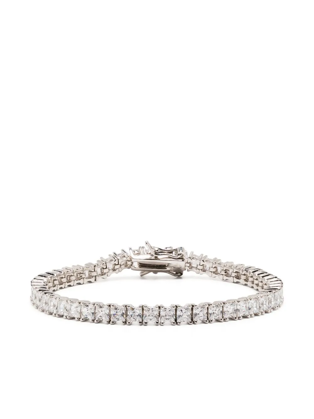 

Loulou x Obsidian cubic zirconia tennis bracelet - Silver