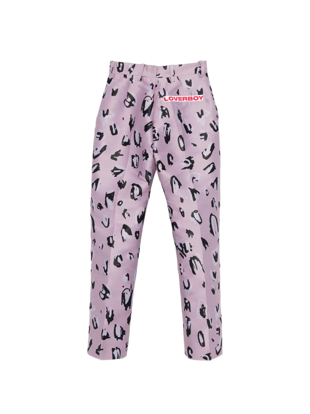 Charles Jeffrey Loverboy Broek met dierenprint Roze
