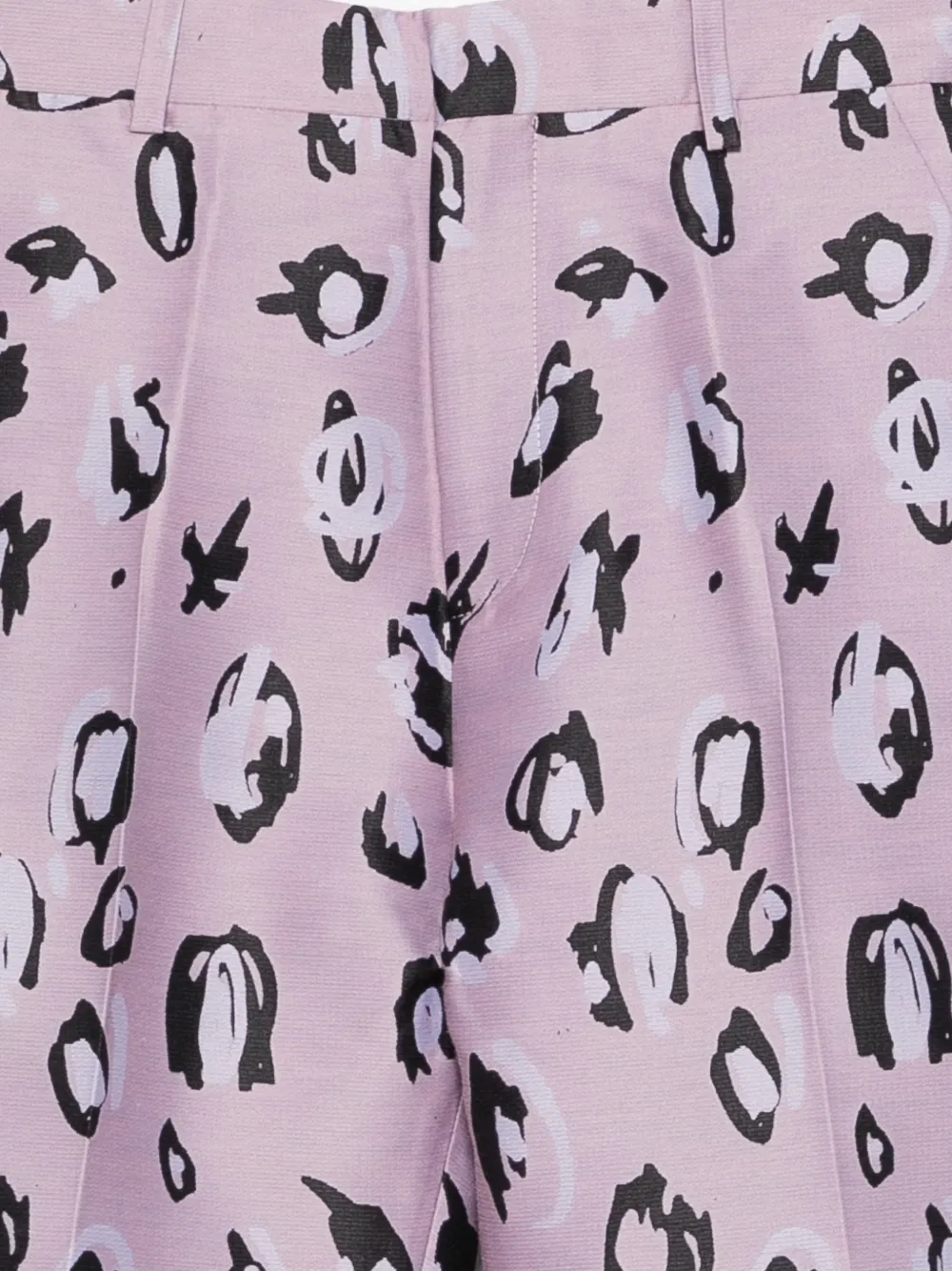 Charles Jeffrey Loverboy Broek met dierenprint Roze