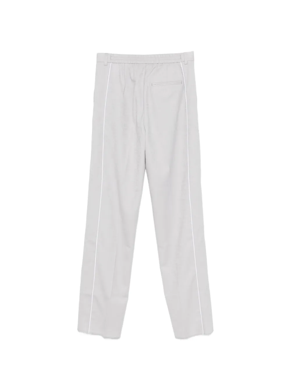 Martine Rose contrasting-border tailored trousers Grijs
