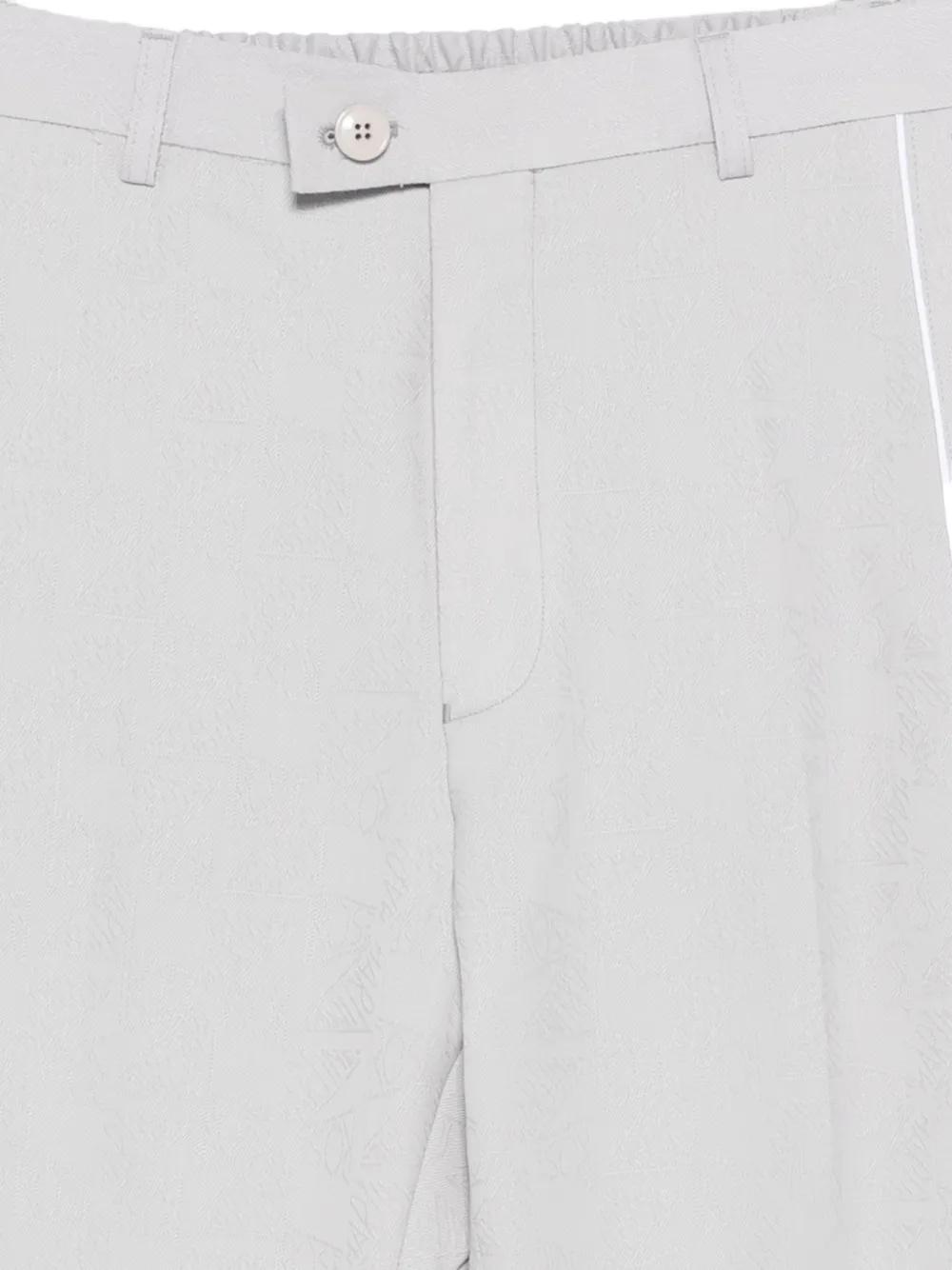 Martine Rose contrasting-border tailored trousers Grijs