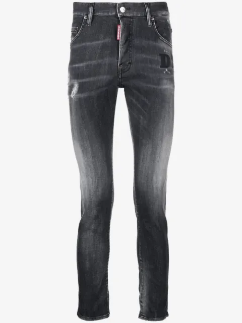 DSQUARED2 faded skinny-fit jeans