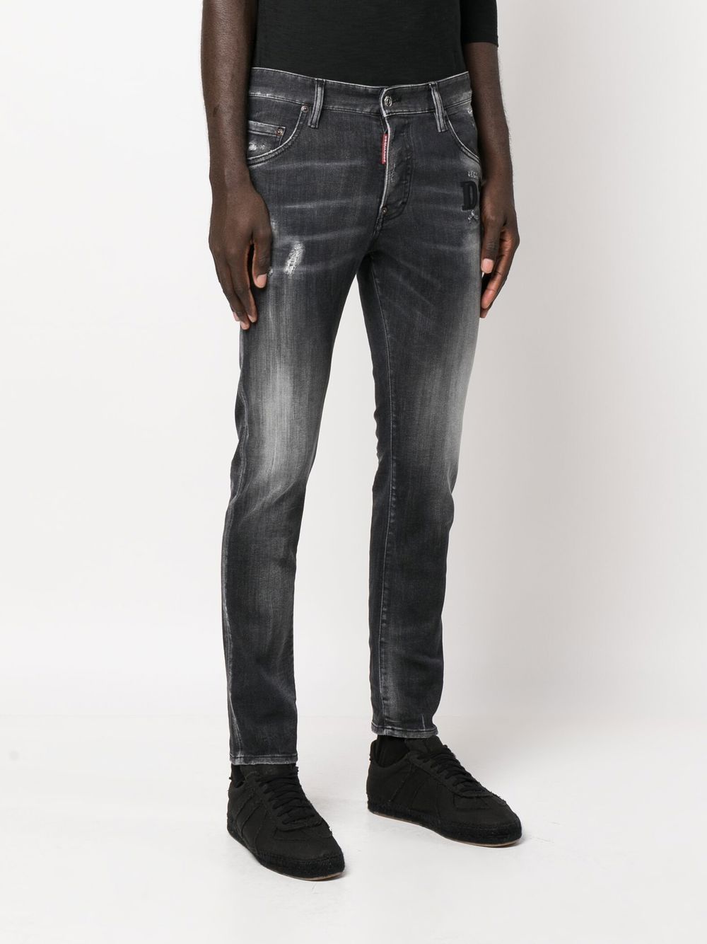 DSQUARED2 faded skinny-fit jeans Men