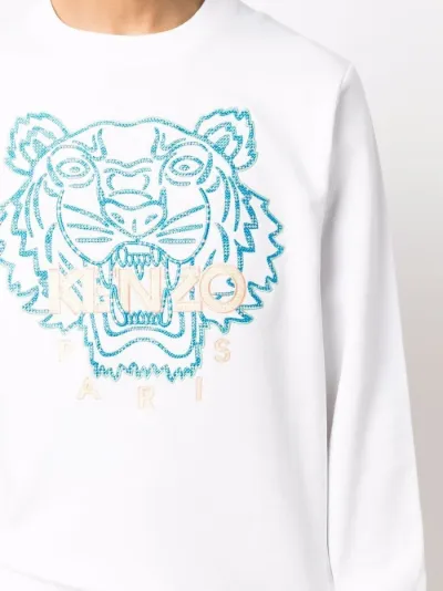 Tiger-embroidered sweatshirt | Kenzo 