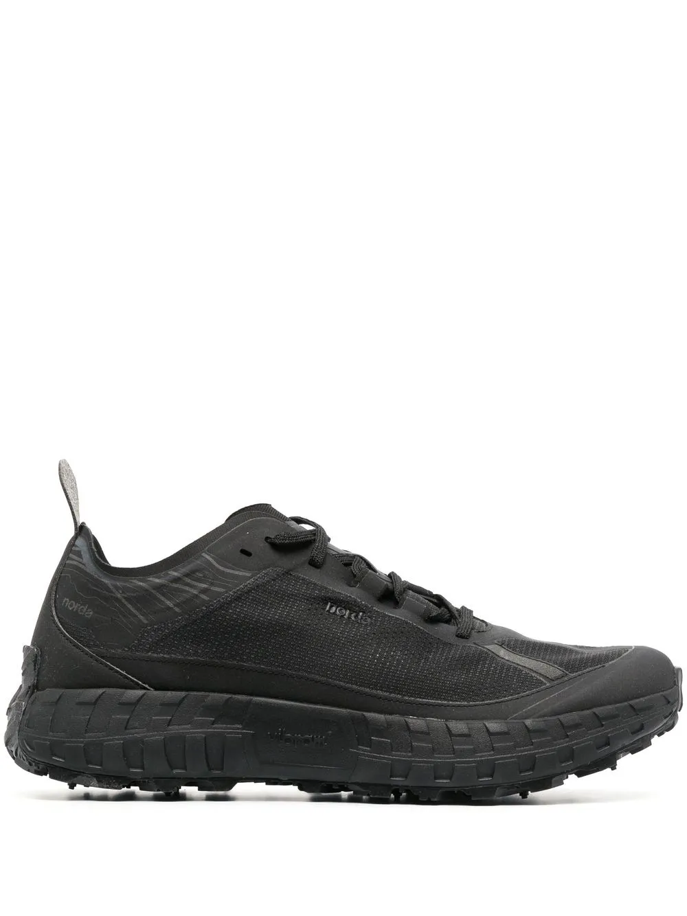 norda 001 Stealth Black trail running shoes