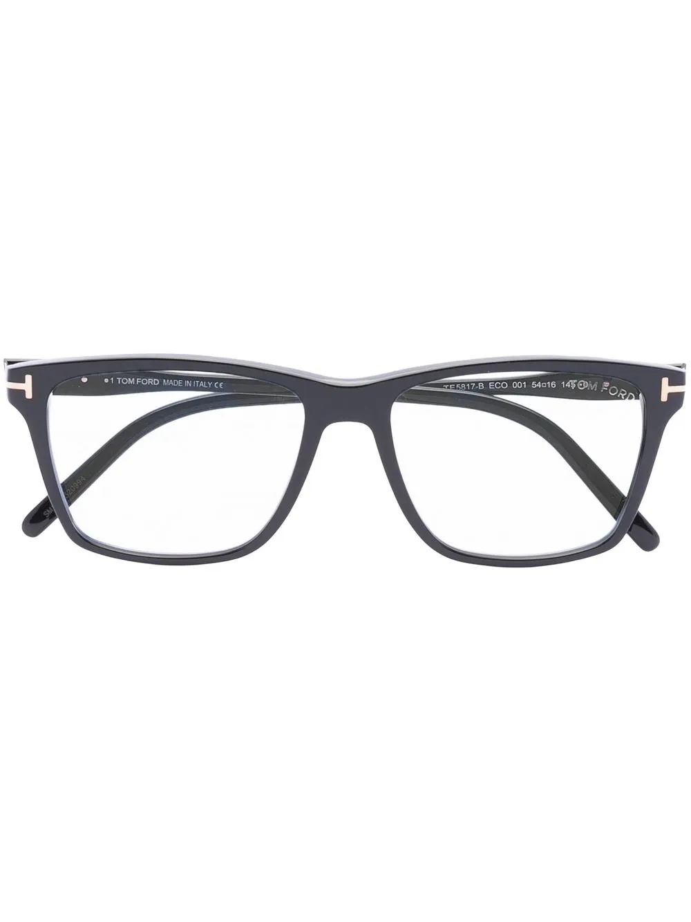 

TOM FORD Eyewear lentes de sol con armazón cuadrada mate - Negro