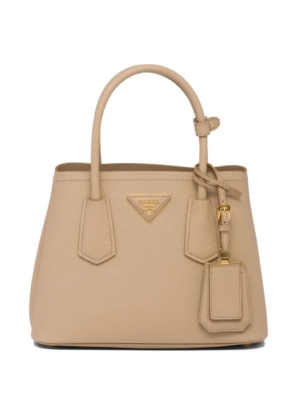 Prada Double Saffiano Leather Tote Bag - Farfetch