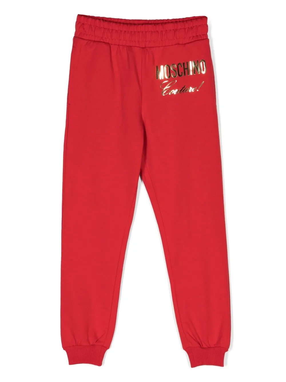 

Moschino Kids pants con logo estampado - Rojo