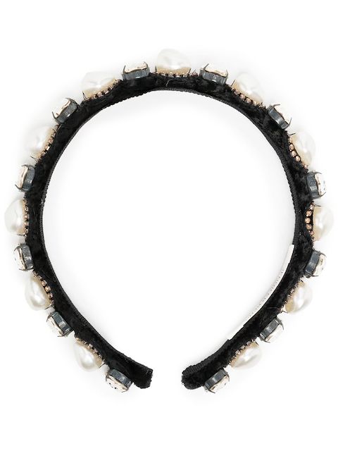 Jennifer Behr crystal-embellished thin headband 